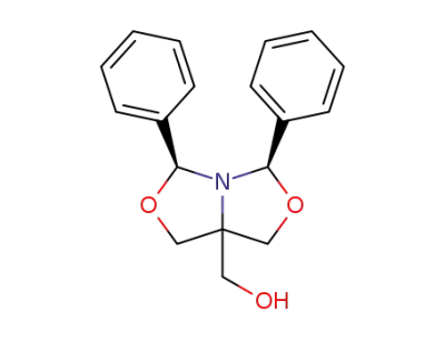 cis-2,8-diphenyl-5-hydroxymethyl-1-aza-3,7-dioxabicyclo[3.3.0]octane