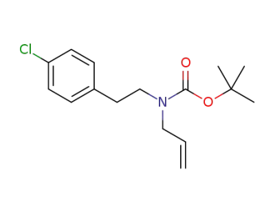 N-allyl-N-(4-chlorophenethyl)carbamic acid tert-butyl ester